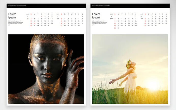Calendar Sample 1
